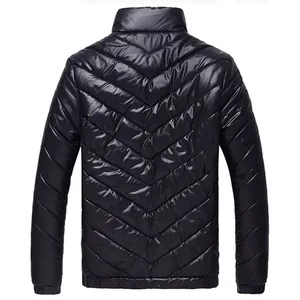 Veste d'hiver décontractée pour hommes Manteau bouffant épais à la mode avec capuche chaude Vêtements d'extérieur pour les affaires Parka Pardessus Vêtements d'extérieur pour hommes - Product Image 5