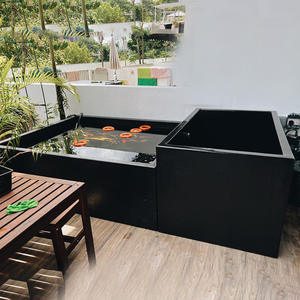 Aquarium sur mesure en fibre de verre pour exposition en magasin, jardin ou cour arrière, pour aquaculture, 380 gallons, pour l'élevage de poissons - Product Image 3