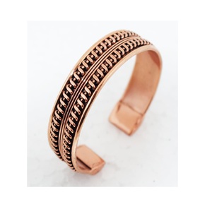 spring festival <b>bangle</b> Alaska Hammered <b>Copper</b> 1 Inch Cuff for Her Handmade Bracelet Made of <b>Copper</b> Summer Jewelry - Product Image 3