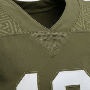 Nouvel ensemble d'uniformes de football américain sublimés pour adultes, entièrement personnalisable, respirant, vêtements de sport d'entraînement, grande taille - Product Image 3