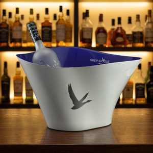 Led <b>Ice</b> <b>Bucket</b> 2 Bottles <b>Silver</b> Plated for Wedding and Bar, Factory Direct, OEM Custom - Product Image 4