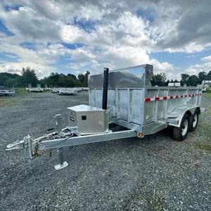 Remorque agricole basculante haute capacité prête à être expédiée, remorque agricole professionnelle conçue pour le transport de charges lourdes - Product Image 3