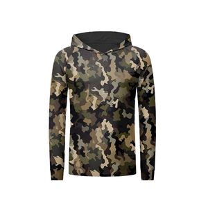 2025 Trendy Men's Tree Graphic Camouflage Hoodie Long Sleeve Pullover Breathable Canvas Sweatshirt for Summer Camping Outdoor - Product Image 1