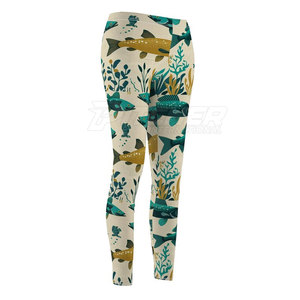 Leggings de pêche pour femmes, taille haute, écologiques, respirants, légers, protection UV, nylon/spandex, pour les activités de plein air estivales - Product Image 3