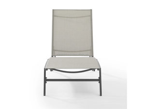 Chaise longue pliable en métal moderne pour une utilisation en extérieur dans les villas au bord de la piscine, les cours, les parcs et les hôtels - Product Image 2