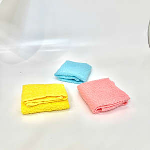 ผ้าขนหนูคอตตอนเนื้อผ้าเทอร์รี่ผ้าถักแห้งเร็ว27X28 24กรัมผ้าเทอร์รี่ไม่ก่อให้เกิดอาการแพ้แบบธรรมดา - Product Image 3