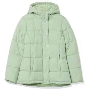 Women's Padded Puffer Coat <b>Waterproof</b> Breathable Eco-Friendly Cotton Filled Hooded Winter Jacket Lightweight Cozy Warm - Product Image 3