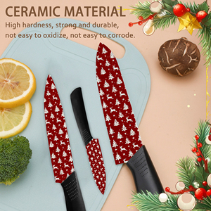 Cuchillo de Chef Ambidiestro con Recubrimiento Cerámico Duradero, Mango de Plástico, Apto para Lavavajillas, para Uso Doméstico, Precio de Fábrica, Hecho a Mano - Product Image 4