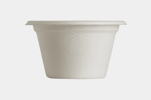 Cuencos desechables de bagazo de caña de azúcar compostables naturales ecológicos 100%, vajilla redonda desechable para celebraciones de bodas - Product Image 4