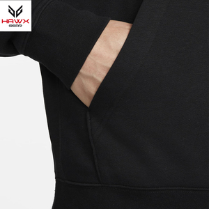 Sweats à capuche légers à séchage rapide pour hommes tissu polaire de conception d'impression solide pour la saison d'hiver ODM en gros en XS - Product Image 1