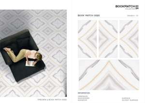 Carreaux de porcelaine en marbre gris de luxe 600x1200, polis et émaillés, pour sols et murs, grandes dimensions, pour les designs d'intérieur contemporains - Product Image 4