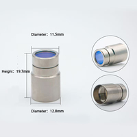 Nouveau pour QBH : Capuchon de protection en cristal doré/argenté 1064 nm pour câble de fibre optique de source laser de soudage et de découpe