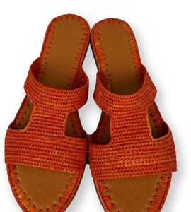 Zapatos de rafia de boda para mujer, mocasines de rafia hechos a mano marroquí, Calzado Artesanal de primera calidad - Product Image 1