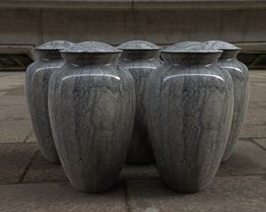 เถ้ากระดูกอลูมิเนียมหินอ่อนสไตล์ใหม่สำหรับงานศพของสัตว์เลี้ยงเถ้ากระดูกสำหรับงานศพผลิตจากผู้ผลิตอินเดีย - Product Image 6