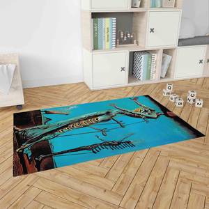 Alfombra Famosa - Alfombra Estampada con Diseño Único de Salvador Dalí, con Pelo Suave - Product Image 3