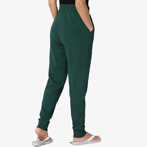 Pantalon de jogging décontracté pour femme 2024, taille haute, en coton molletonné, avec poches et cordon de serrage, style streetwear - Product Image 3