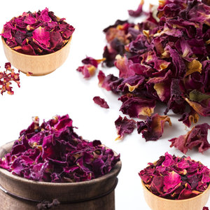 Pétales de rose rouge séchés comestibles | Utilisation culinaire dans les desserts et les bonbons - Product Image 4