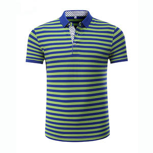 T-shirts polo 100% coton de qualité supérieure pour hommes, coupe ajustée, respirant, design exquis, style confortable, jersey à motif solide - Product Image 3