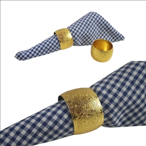Anneaux de serviette en métal solide d'alliage de couleur multiple de décoration de mariage de vente directe d'usine faits à la main pour la décoration de restaurant d'hôtel - Product Image 3