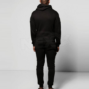 Ensemble de survêtement d'hiver pour hommes, personnalisé, avec impression de marque privée, respirant, durable, écologique, pour le fitness - Product Image 3