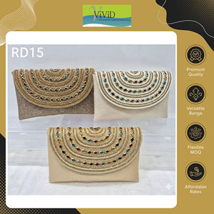 Bolso de Mano Elegante y Ligero de Origen Indio para Mujer, Ideal para Bodas y Eventos, al Mejor Precio - Product Image 2