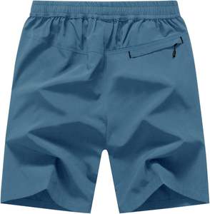 Shorts pour hommes Shorts de fitness respirants de haute qualité Shorts de fitness décontractés Nouveau modèle de conception Shorts d'entraînement de course Poches élastiques à la taille - Product Image 2