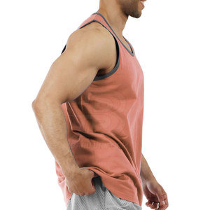 Camiseta sin Mangas para Hombre, Informal, de Algodón/Poliéster, de Secado Rápido y Transpirable, con Diseño de Color Personalizado, Precio Bajo al por Mayor, Ropa Deportiva - Product Image 6