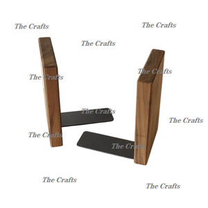 Sujetalibros de diseño único para el hogar Almacenamiento de libros ajustable Uso Sujetalibros de mármol y metal hechos a mano Soporte de libros - Product Image 2