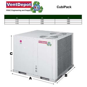 เครื่องปรับอากาศ, MXCAK-001, 36000BTU, 3 ตัน, R-410A, 13.0 - Product Image 2