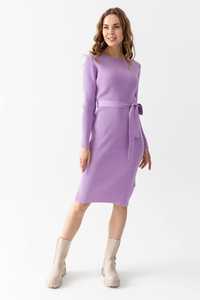 Robe en tricot à col rond pour femmes manches longues ceinture chaude et flexible détail haute qualité hiver nouvelle mode personnalisable services OEM - Product Image 5