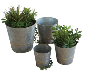 Haute Qualité Galvanisé Planteur Décor À La Maison Jardin Ware Fleur Galvanisé Planteur Seau Avec Un Design Robuste - Product Image 5