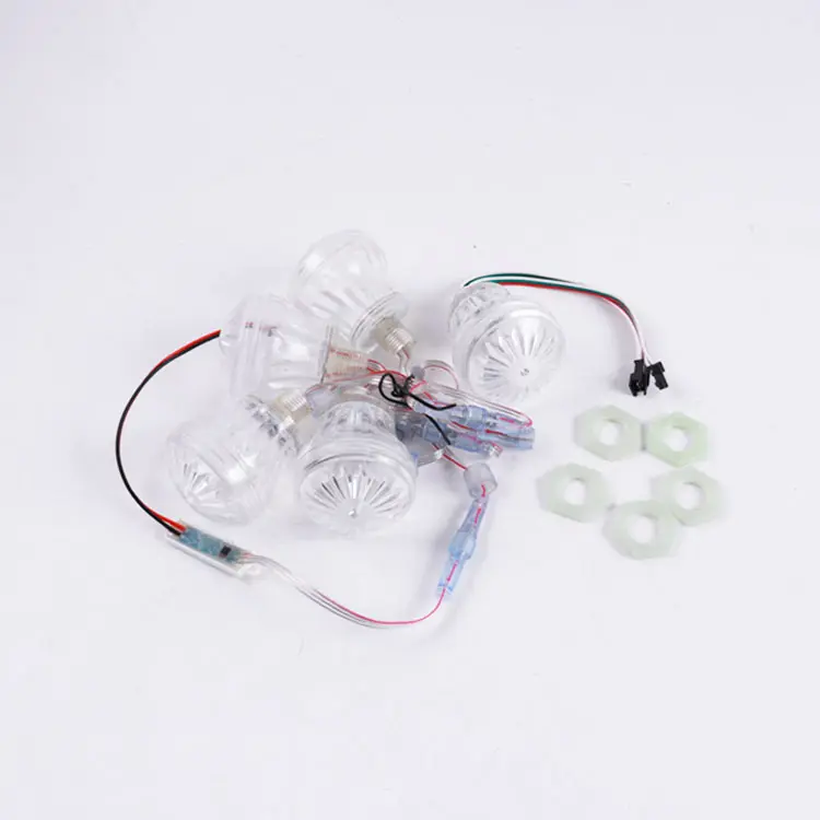 UCS1903 SPI Cabochon led 60mm 12v rgb led lampu hiburan cahaya piksel