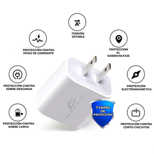 Adattatore di Ricarica Rapida USB-C da 20W con Funzione PD e Uscita 5V/3A per Prese EU, US, UK, per Auricolari e Uso Industriale - Product Image 3