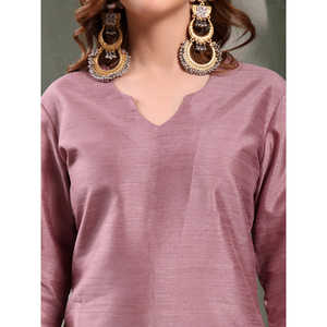 Vestido Pakistaní Ramas, Conjunto de Kurta Recta con Cuello en V y Pantalones, Dupatta Bordada, Material Georgette, Estilos Anarkali Salwar Kameez - Product Image 5