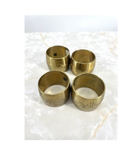 Vaisselle décorative de qualité standard Vaisselle de table en laiton Ronds de serviette Produit de conception le plus exigeant - Product Image 5