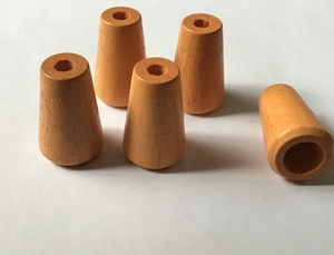 Decorative Wood <b>Pull</b> Cord Knobs (Sanded/Raw) - Product Image 2