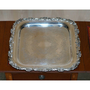 มาใหม่ล่าสุดถาดหวายรูปทรงสี่เหลี่ยมถาดเสิร์ฟอาหารชาและกาแฟถาดเสิร์ฟสําหรับโรงแรมร้านอาหารอุปกรณ์เสริมซัพพลายเออร์ - Product Image 5