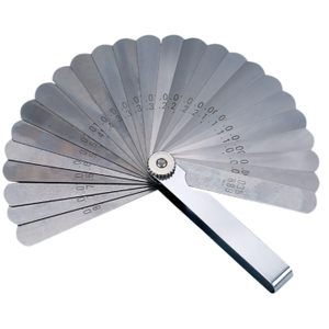 25 cuchillas personalizables industriales y DIY para Master Feeler Gauge 0,0015 ~ 0.035 pulgadas OEM y ODM herramientas manuales compatibles - Product Image 1