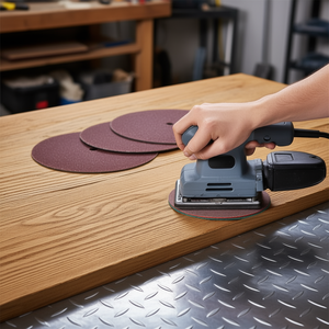 แผ่นกระดาษทรายสแตนลีย์ ขนาด 93x230 มม. แบบมาตรฐาน แพ็คหลายชิ้น - Product Image 3