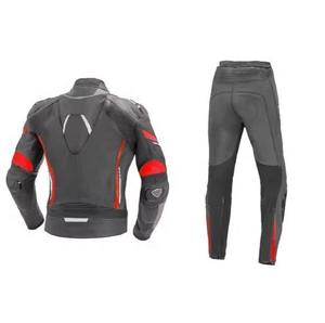 Combinaison de course en cuir respirante personnalisée pour moto, coupe-vent et imperméable, vêtement de course automobile imprimé, de premier ordre - Product Image 5
