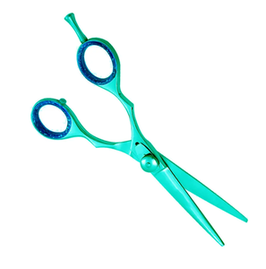 Tijeras de corte de pelo de calidad superior Color personalizado con Cuchillas de acero afiladas Tijeras de peluquería con reposapiés ajustable - Product Image 5