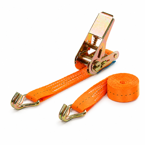 Sangle à cliquet en polyester 25 mm 800 kg résistante à l'usure pour le maintien de cargaison de camion, fournisseur logistique, marque privée, fabrication OEM - Product Image 5