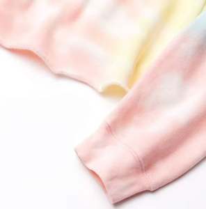 2024 mejor moda bebé rosa pulóver Crop Hoodie Fitness Top Set secado rápido transpirable ropa de calle Yoga Top de alta calidad - Product Image 3