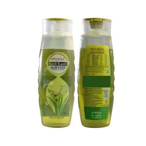 ผลิตภัณฑ์ทำความสะอาดผมพาทันดาลิ Kesh kanti Aloe Vera 200มล. แชมพูสมุนไพรสำหรับผมเรียบเนียนบำรุงและเงางามน้ำยาทำความสะอาดประจำวันอย่างอ่อนโยน - Product Image 4