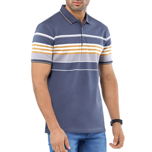 Polo sencillo con logotipo personalizado para hombre, ropa informal, servicio OEM, nueva moda, alta calidad, Polo para hombre a la venta - Product Image 3