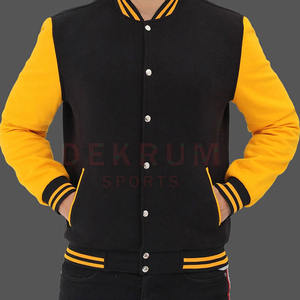 2024 New Trendy Wool and Fabric Lettermen Jacket Top Selling Breathable Hooded Design for Men for Winter - Product Image 4