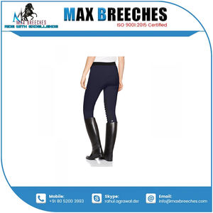 Pantalones ecuestres de asiento completo para mujer DE LA India, cómodos y seguros para montar a caballo, disponibles a precio a granel - Product Image 2