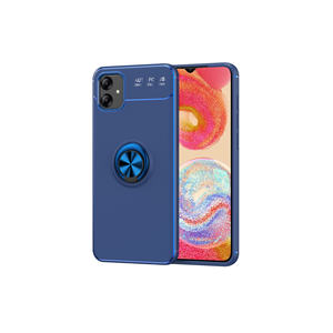 Coque en silicone JoieCreatif Ravel Ins Style pour Samsung Galaxy A04E, fine et souple en TPU, protection arrière bleue - Product Image 1