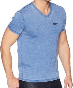 T-shirt pour homme 100% coton entièrement personnalisable, nouveau style épaule tombante avec coupe incurvée à séchage rapide - Product Image 1