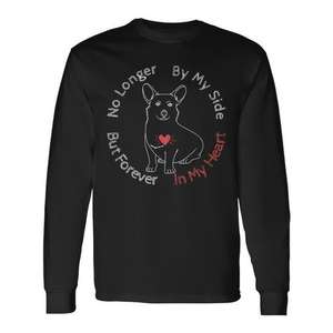 Camiseta promocional de manga larga para conmemorar la pérdida de un amado Pembroke Welsh Corgi - Product Image 1